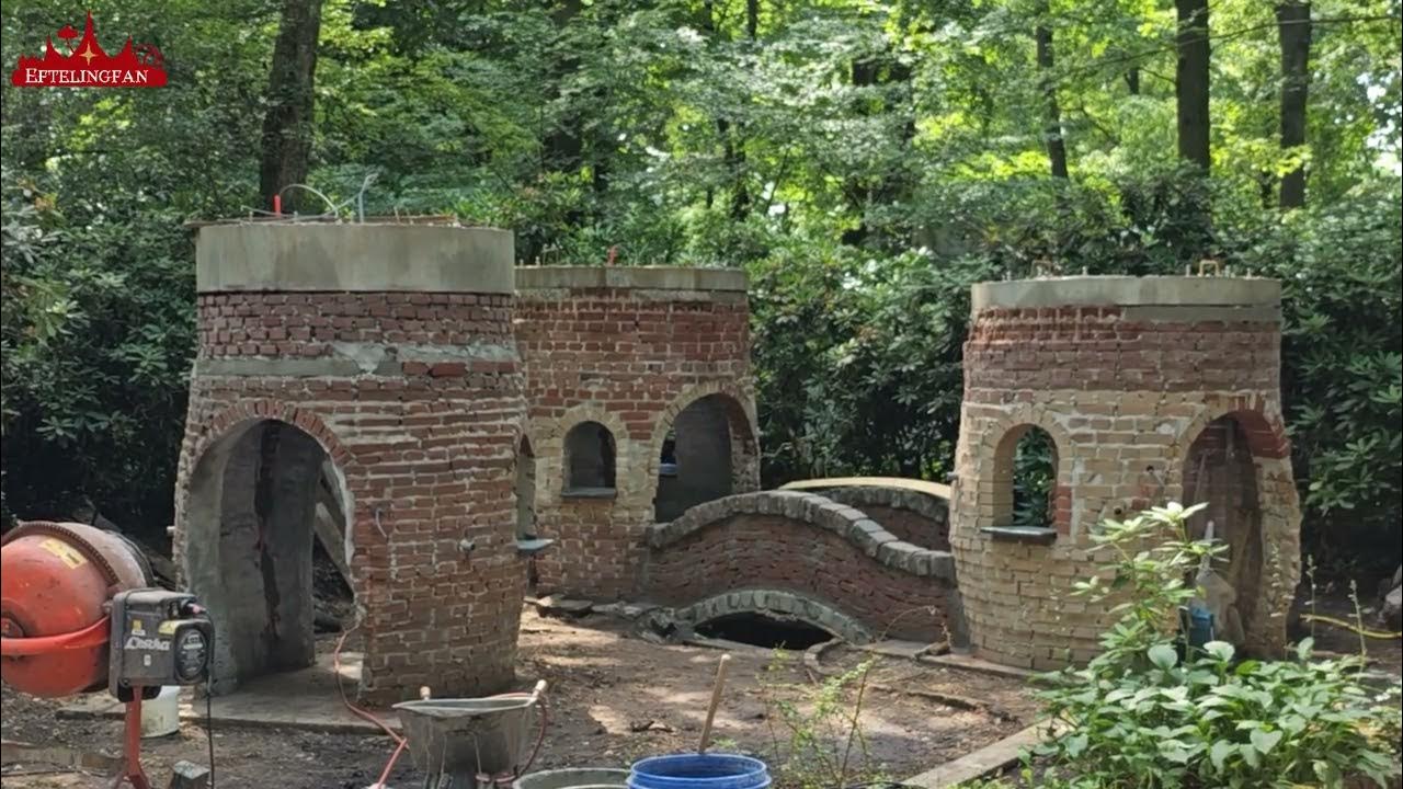 nieuwe paddenstoelen huisjes in de Efteling 2023 YouTube