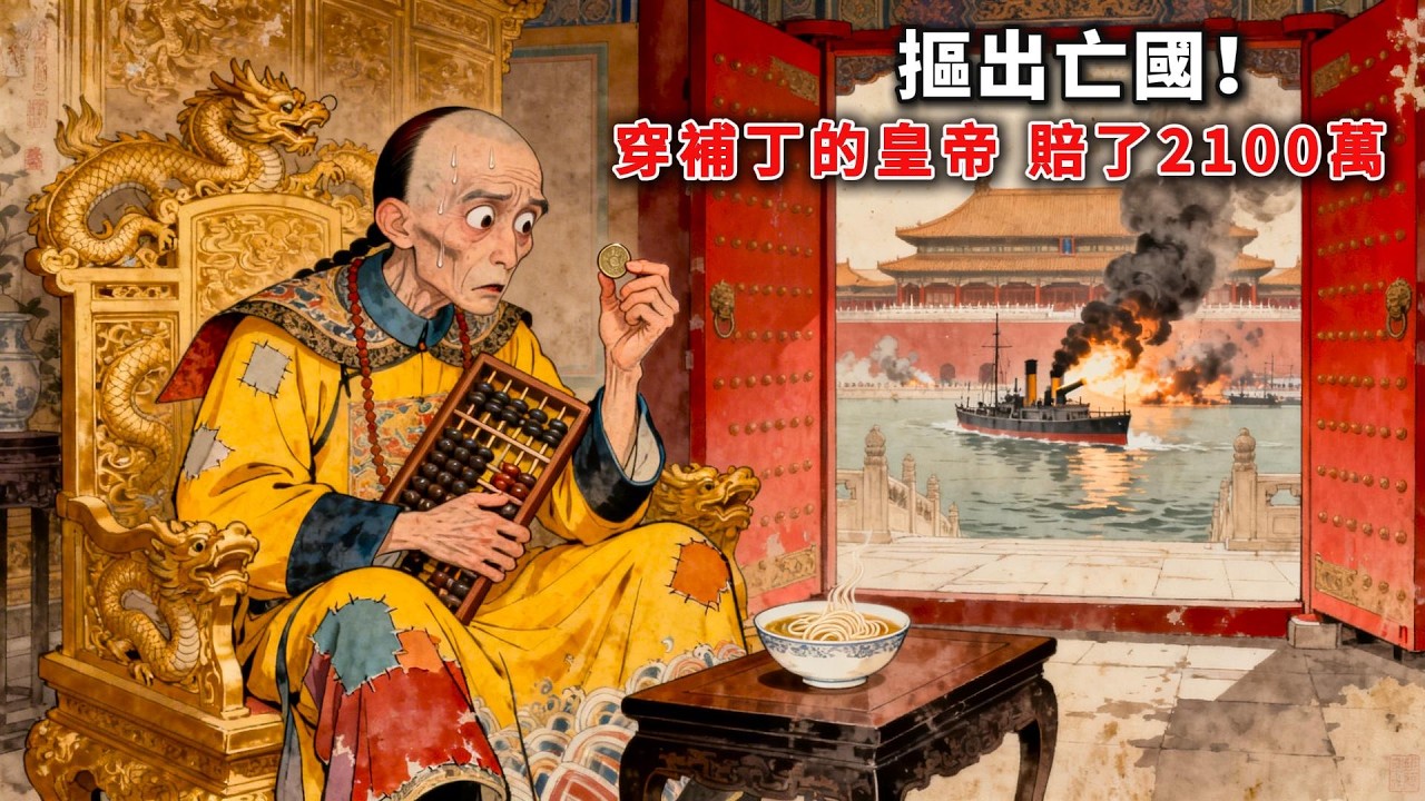 守財奴道光帝：連龍袍都打補丁的大清天子，如何用「極致摳門」拖垮了一個帝國？ | 睡前歷史故事
