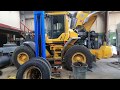 500 hour service on a 2018 Volvo L90H loader, and how to acknowledge (reset) the service message