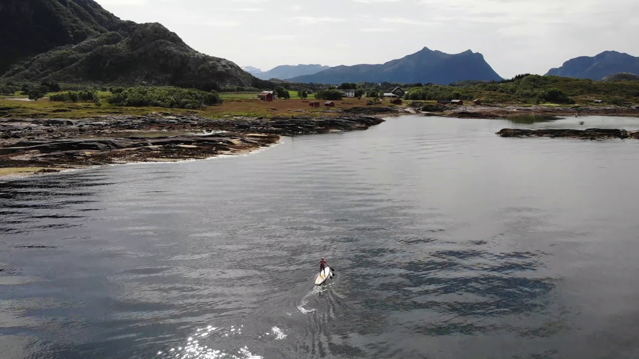SUP paddling in the Norwegian sea; part two