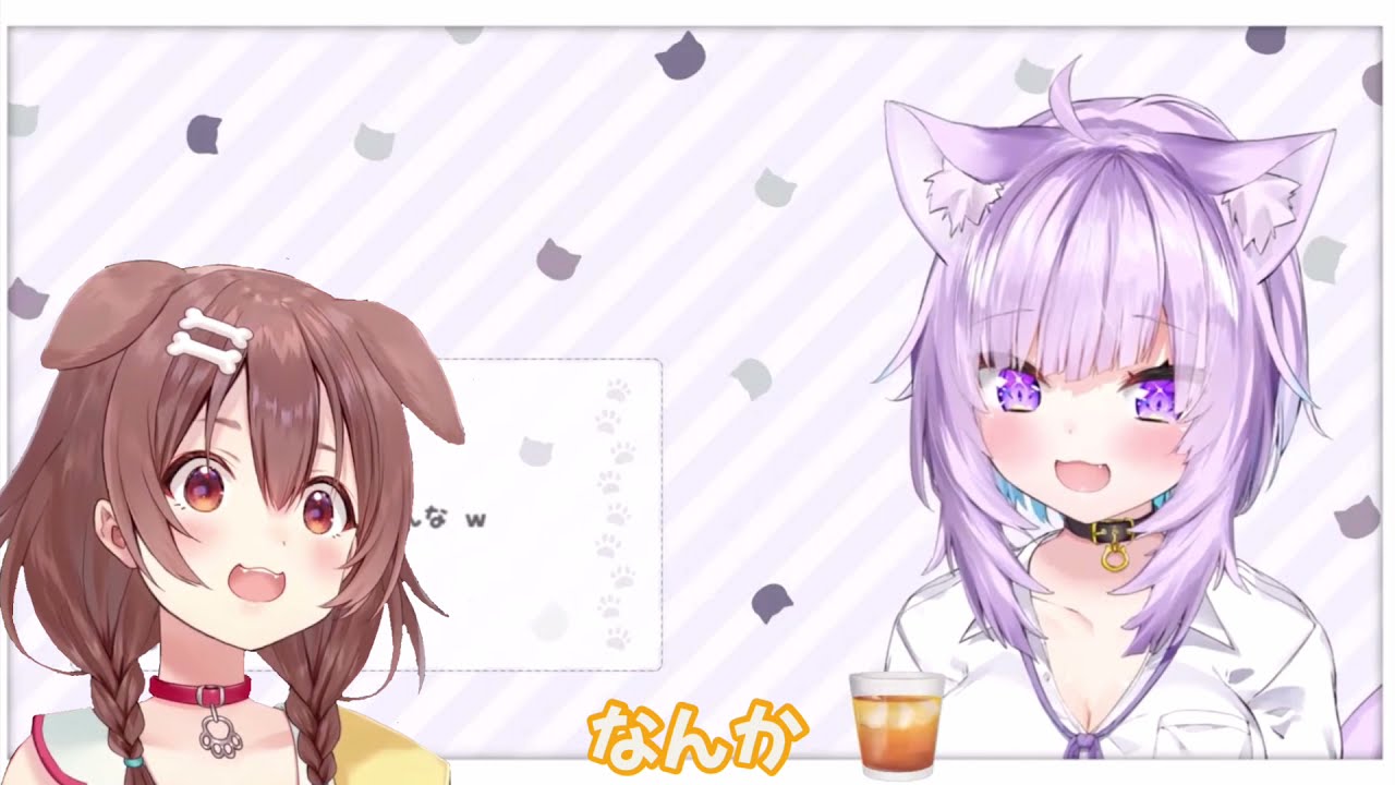 【猫又おかゆ】ホロメンの中でキスした相手を話している最中に本人が突然現れビビる猫又おかゆ【ホロライブ／ホロライブ切り抜き】