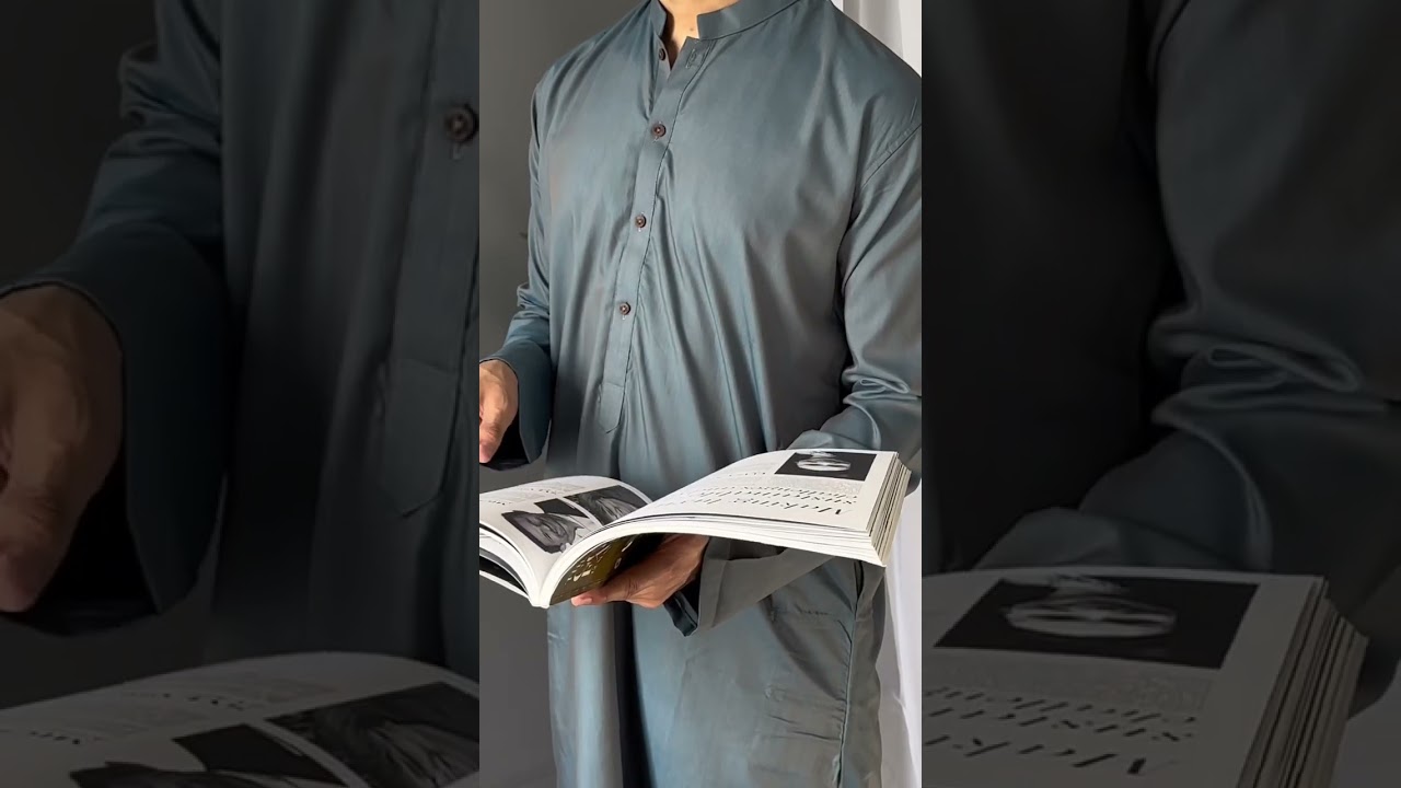 Men’s eastern wear in dual colour fabric