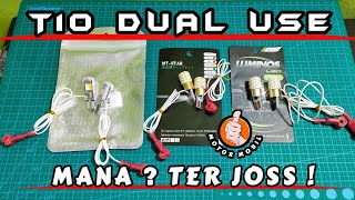 Tes Cahaya & Sorot ! 3 LED T10 2 MODE DUAL USE Sein Senja Kota Motor Mobil. Mana Ter Ciamik ?? screenshot 5