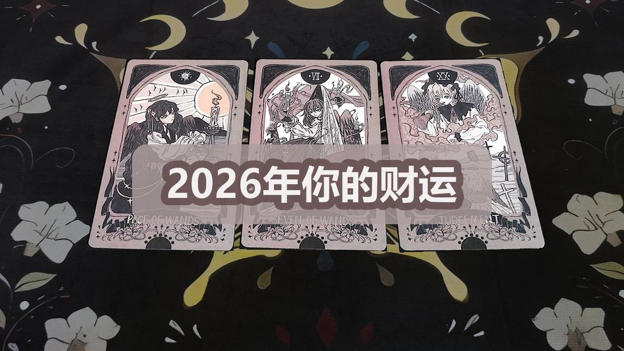 【塔羅牌占卜】2026年你的财运