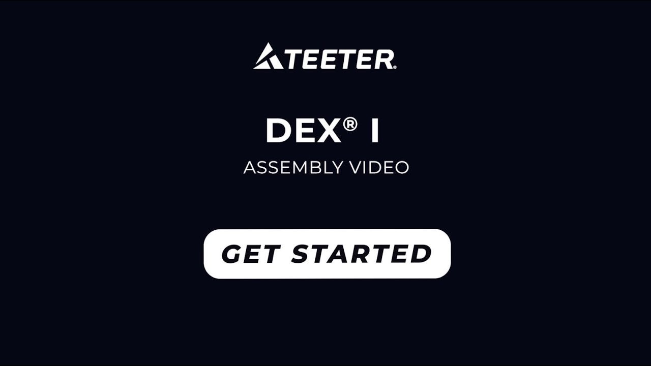 Teeter DEX I Assembly Instructions