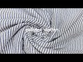 Video: Woven pl/co seersucker stripes