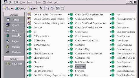 Accessing QuickBooks data with QODBC Driver using MSAccess 2003 Tables & Reports