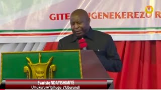 Général NEVA yateguje ingabo ze ngo ziryamire amajanja.