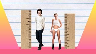 How Much Taller? - Harry Styles vs Miley Cyrus!