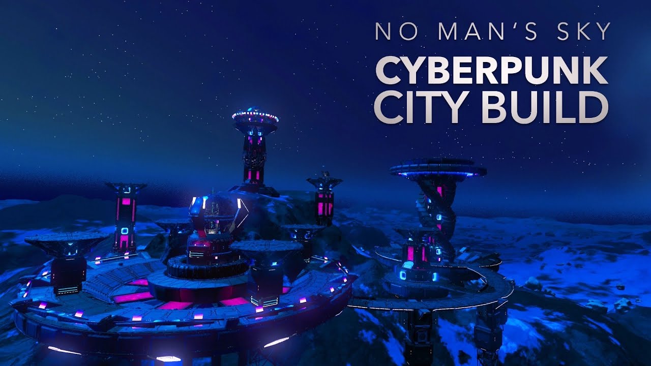No Man’s Sky Next Generation: “Utopia” Cyberpunk City Glitch Build