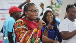 Gloria Manong`a Preforming Alibe Vumbulutso at CCYCDO Fundraising in Balaka