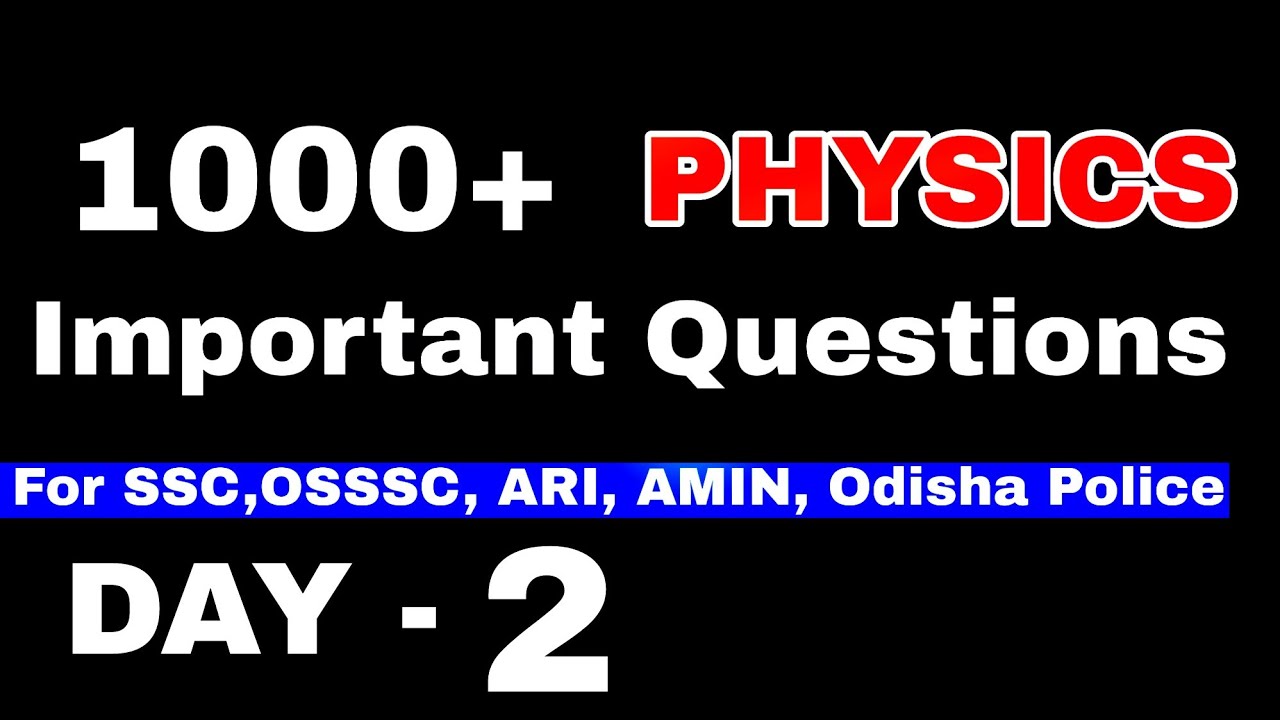 Important physics Question for communication constable odisha//constable communication question