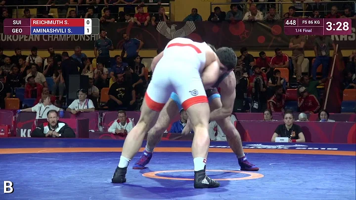 1/4 FS - 86 kg: S. REICHMUTH (SUI) v. S. AMINASHVI...