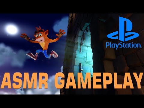 [ASMR - GAMEPLAY]  CRASH BANDICOOT - N. SANE TRILOGY / PS4 🎮/ SUSSURROS, SONS COM CONTROLE [ASMR BR]