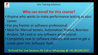 Performance Testing Using LoadRunner Training ||YouTube Short||