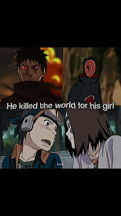 Brain 🧠 vs Heart ❤️🩹 .....#naruto #obito #itachi #rin #izumi #anime