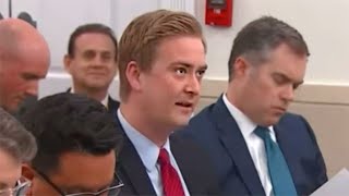 Explosive Peter Doocy Rips White House Over Biden Encouraging Harment Of Supreme Court Justices