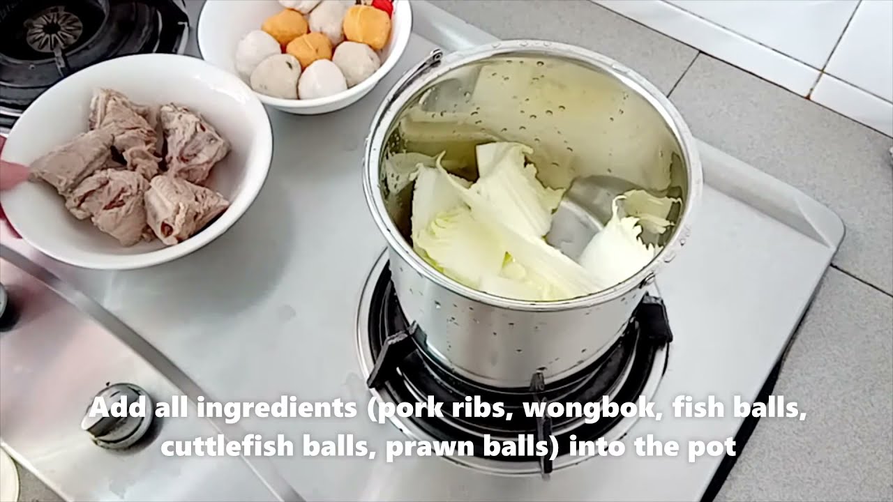 Wongbok soup and steam fish using the thermal cooker pot YouTube