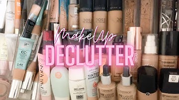 MAKEUP DECLUTTER - Part 2 FOUNDATION + CONCEALER + PRIMER