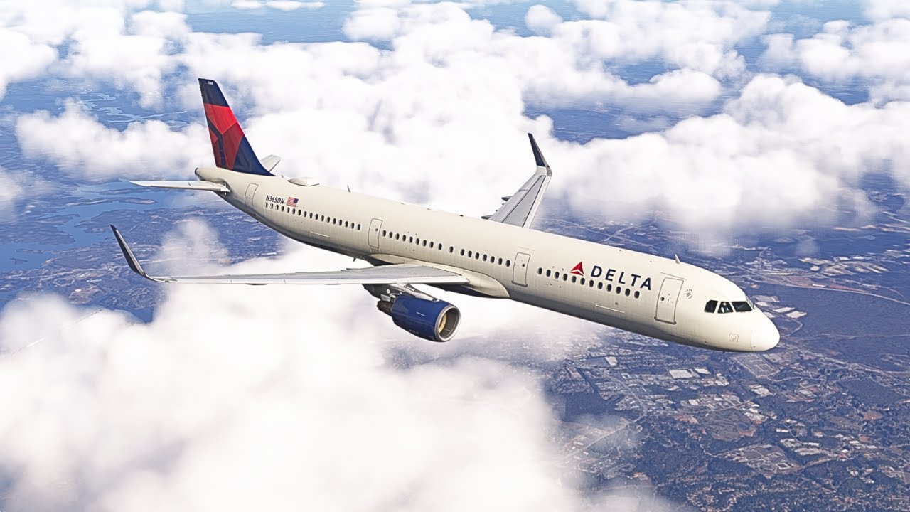 [MSFS2024] Ultra Realistic Firm Landing!! | Fenix a321 Landing into Atlanta | KATL