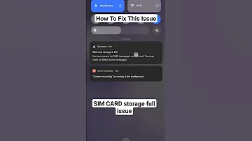 How To Fix This SIM Card Storage Issue Can Anyone One Suggest Youtube Simcard Viral Mobile 