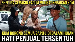 Download Lagu Bikin Sebak! Di Tengah Hujan Lebat, KDM Borong Sapu Lidi — Shefura Semakin Kagum🇲🇾🇮🇩 MP3