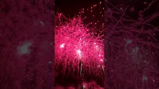 Stilt Walker & Spectacular Colours Fireworks Finale in Blankenberge #shorts