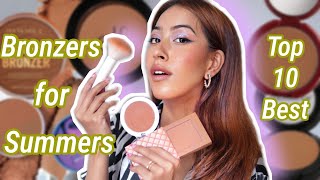 Top 10 Bronzers for Brown Skin /Most Affordable/ Starting at ₹80 / Summer Appropriate