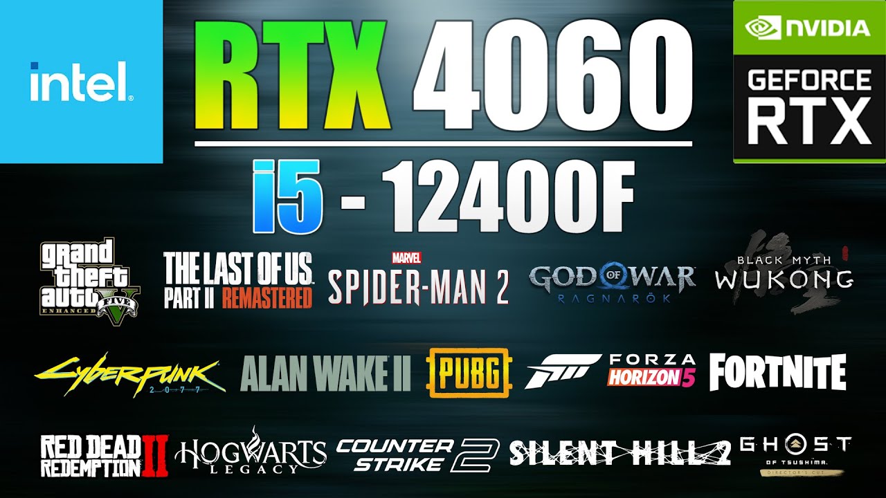 RTX 4060 + i5 12400F | Test in 15 Games in 2025 | Best Combination