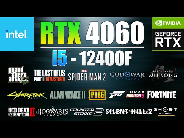 i5 12400とRTX4060のセット その他諸々 RTX 4060 + i5 12400F | Test in 15 Games in 2025 | Best Combination