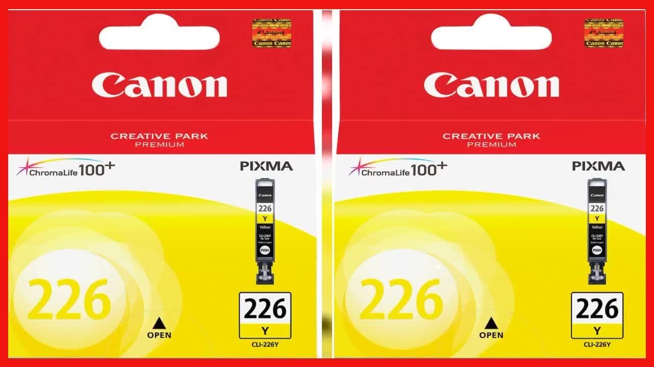 Canon CLI-226 YELLOW Compatible to iP4820,iP4920,iX6520,MG5120 CANON EXCLUSIVE,MG5320,MG5520,MG8120/
