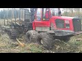 KOMATSU 875 Работа форвардера!