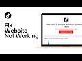 TIKTOK PAGE NOT AVAILABLE PC FIX 2024 How To Fix TikTok Website Not Working TIKTOK PAGE NOT AVAILABLE PC FIX 2024 How To Fix TikTok Website Not Working
