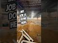 My Job Is Finish. This Place Is Huge. #job #construction #joedoesitall #shorts