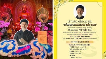 Lễ tưởng niệm và cầu siêu, tri ân NSND Diệp Lang tại chùa Tường Nguyên - Việt Nam