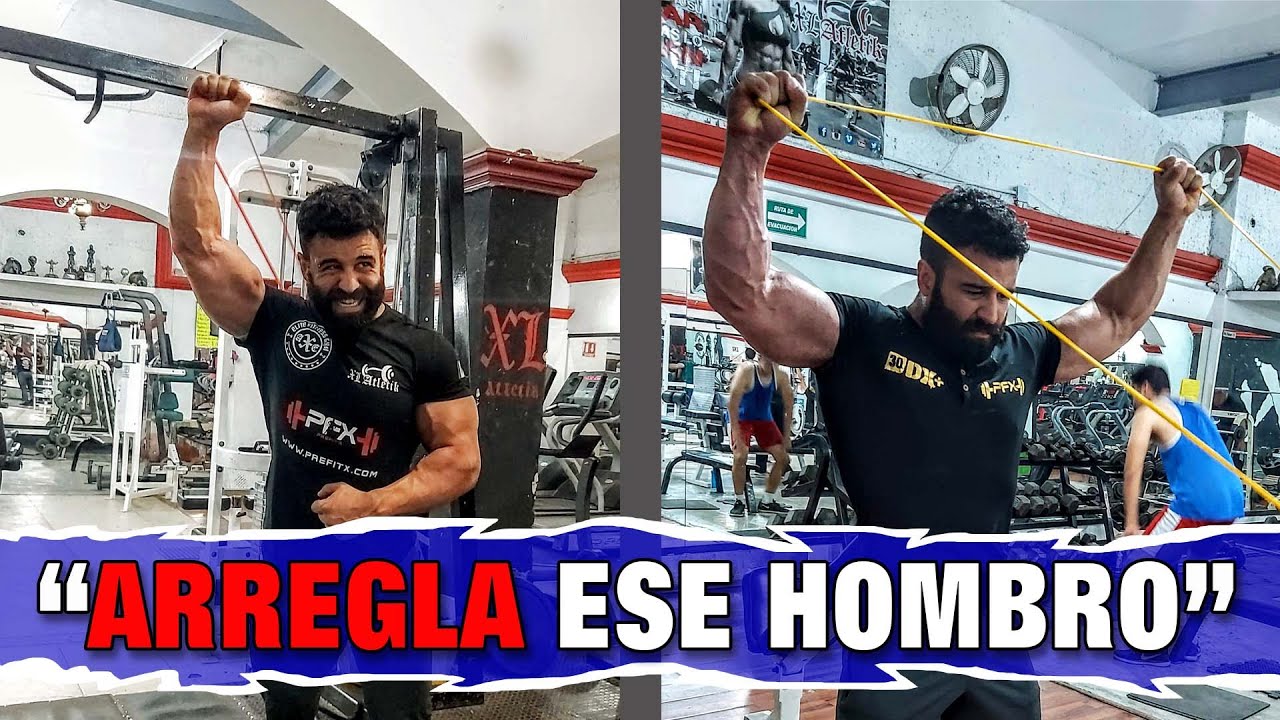 Solucióna DOLOR DE HOMBRO (Sin dejar el gym)