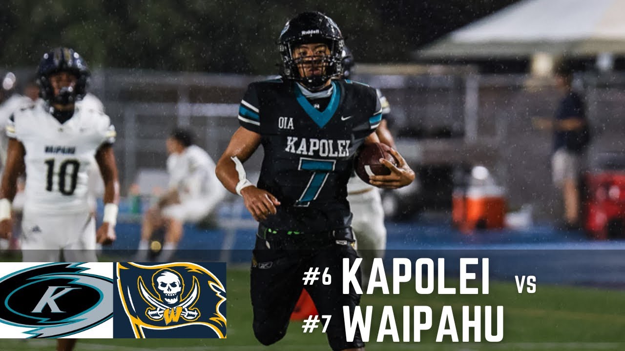 Kapolei vs Waipahu Football 2023 YouTube