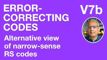 V7b: Alternative view of narrow-sense RS codes (Error-Correcting Codes)