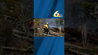 Crews from multiple counties battling large forest fire in Jefferson County