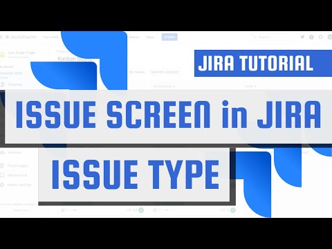 ISSUE SCREEN in JIRA - ISSUE TYPE fields
