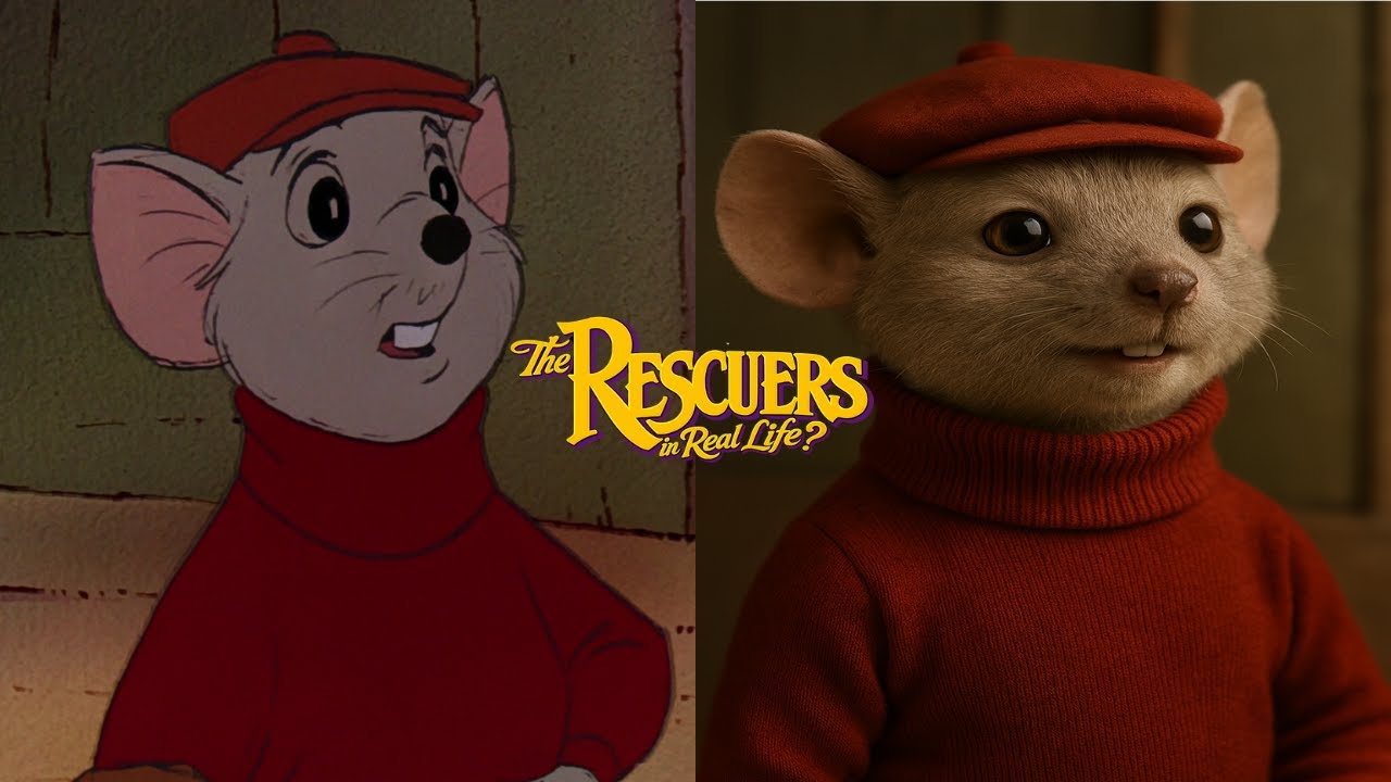 The Rescuers Characters in Real Life | AI Transformation 🐭✨🎬