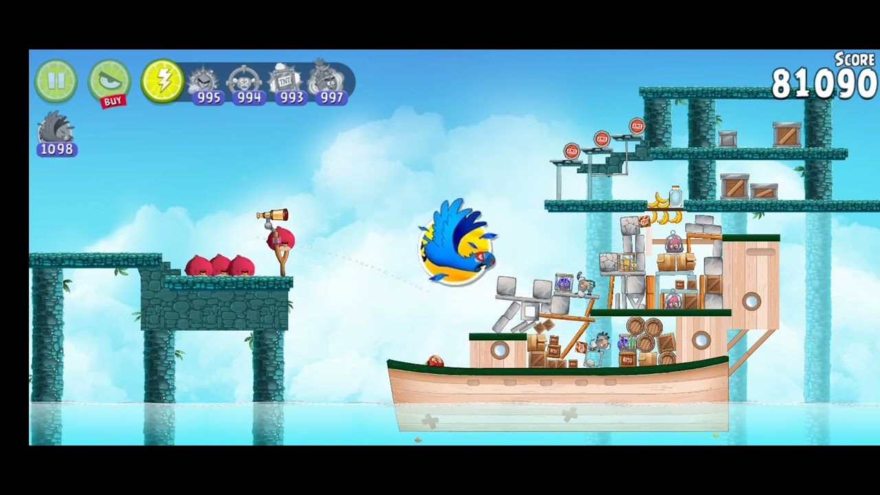 Angry Birds Rio 2 - HIDDEN HARBOR All Levels Walkthrough - YouTube