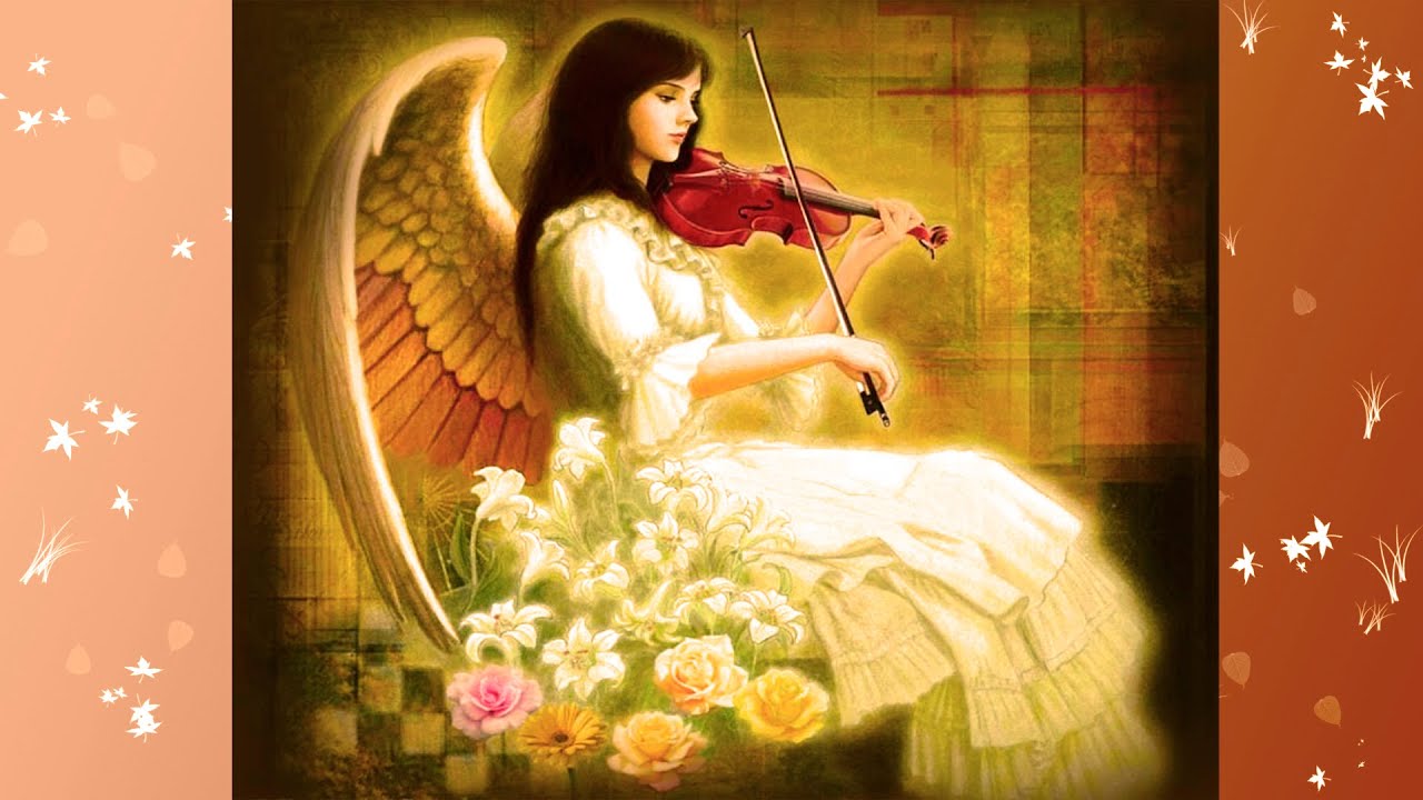 Музыка ангелов в современной обработке. Hiroyuki Sato художник. Хироюки Сато художник картины ангелы. Ангел со скрипкой. Ангелы с музыкальными инструментами.