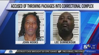 Accused of Throwing packages into correctional complex