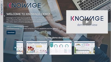 KNOWAGE Demo Overview