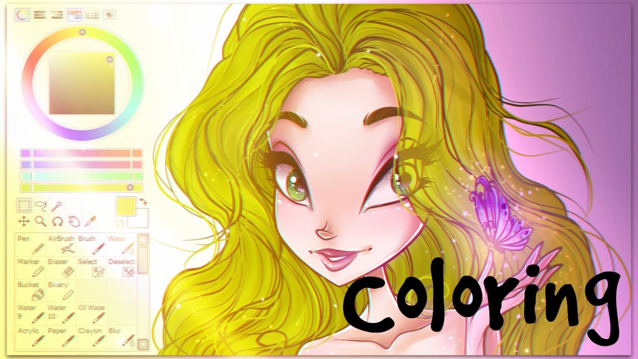 Speedpaint and coloring (by Brillantezza)