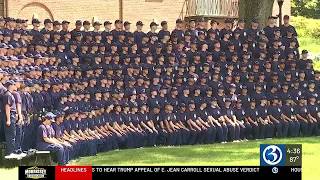 Coast Guard Academy’s class of 2030 begins ‘Swab Summer’ training in New London