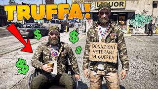 PROVIAMO LA TRUFFA DEL FINTO INVALIDO SU GTA RP...MA NON ...