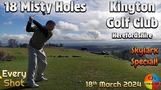 18 Misty Holes at Kington Golf Course, England's highest 18 hole golf course. Every shot as usual.