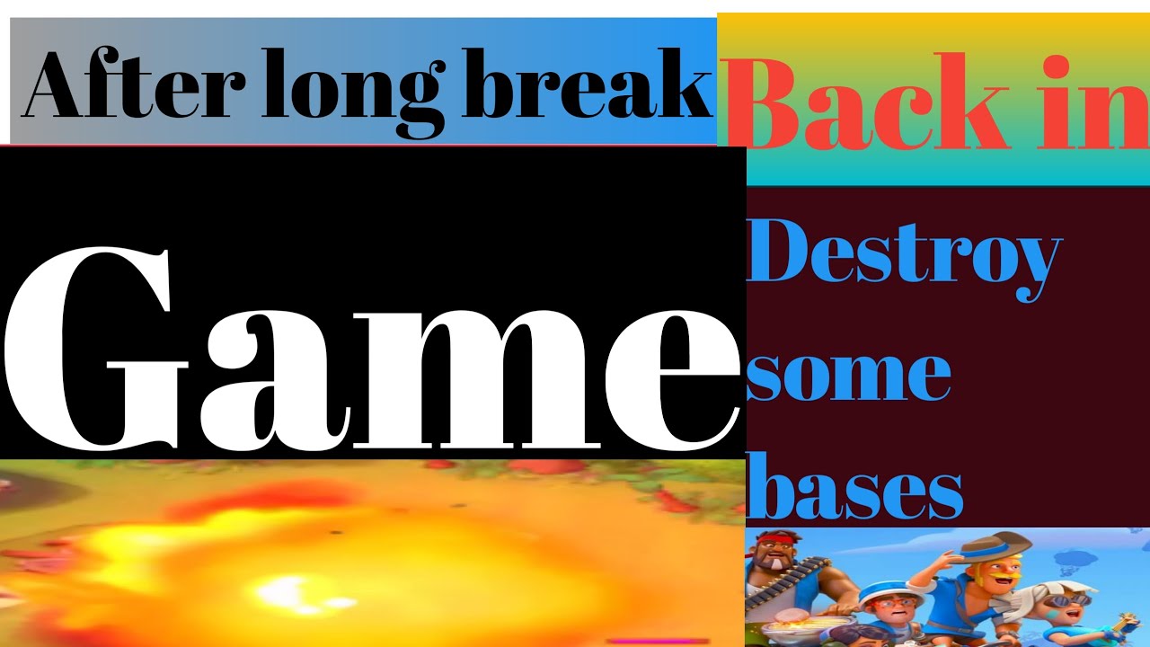 After long time break back in game.Destroy some bases.Attack on headquarters